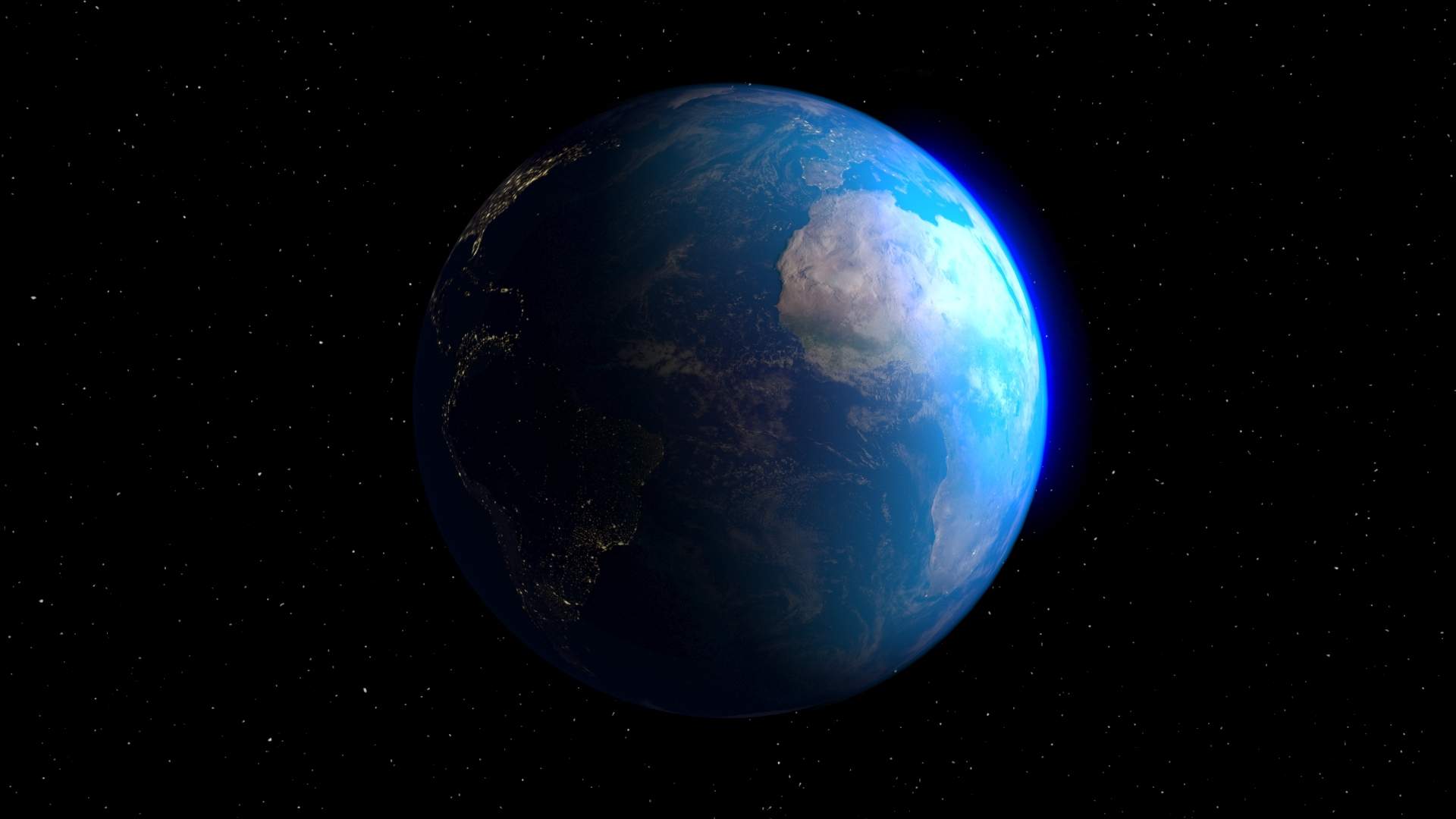 1920x1080 Planet Earth 8k Textures 3D Model