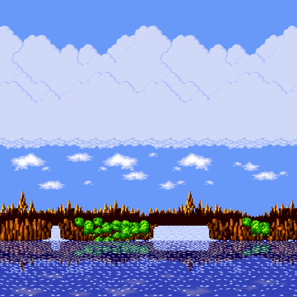 1024x1024 SMB3 Like Green Hill Zone Background Mario Bros. X Forums