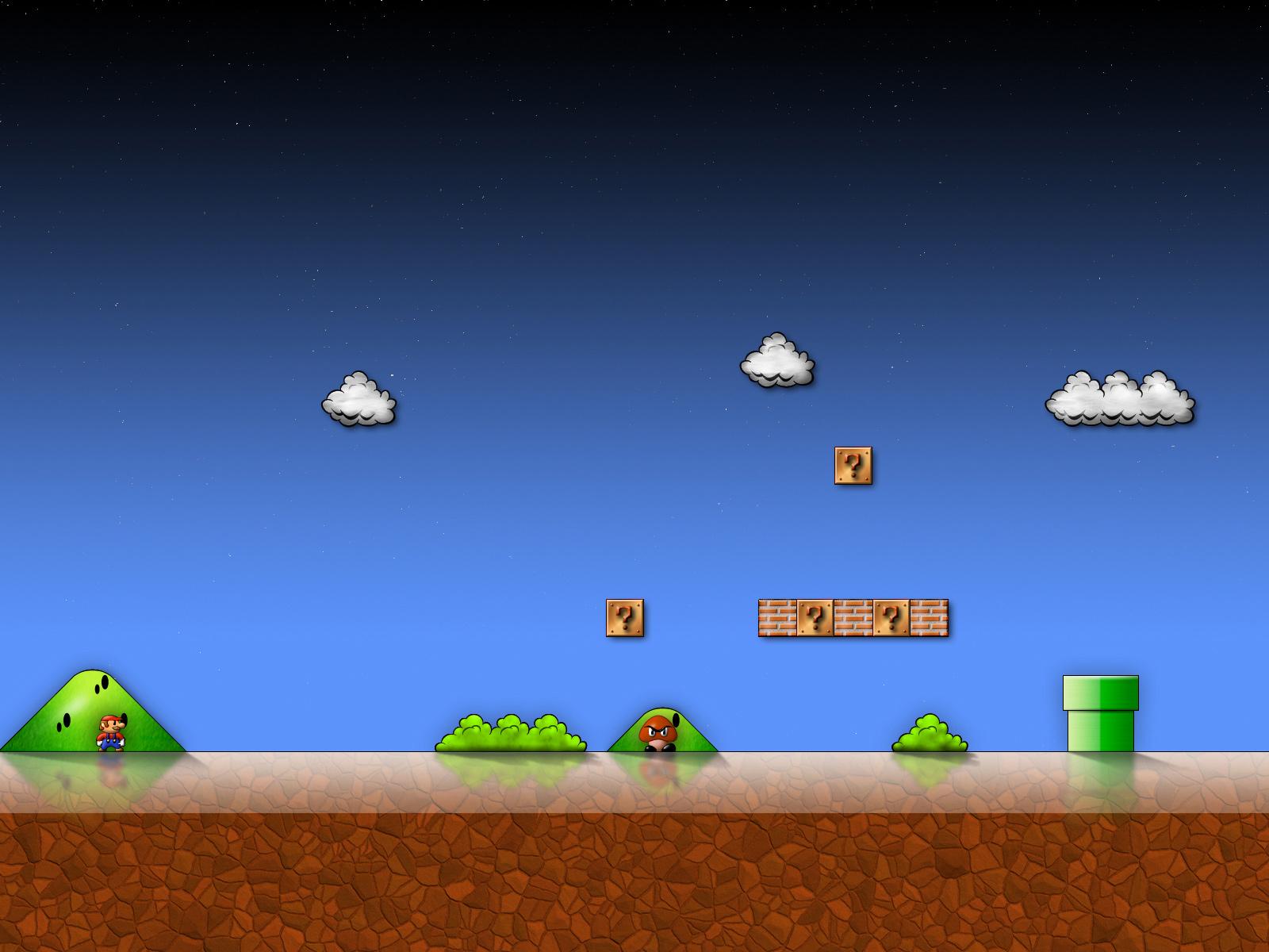 1600x1200 Mario Bros Wallpaper