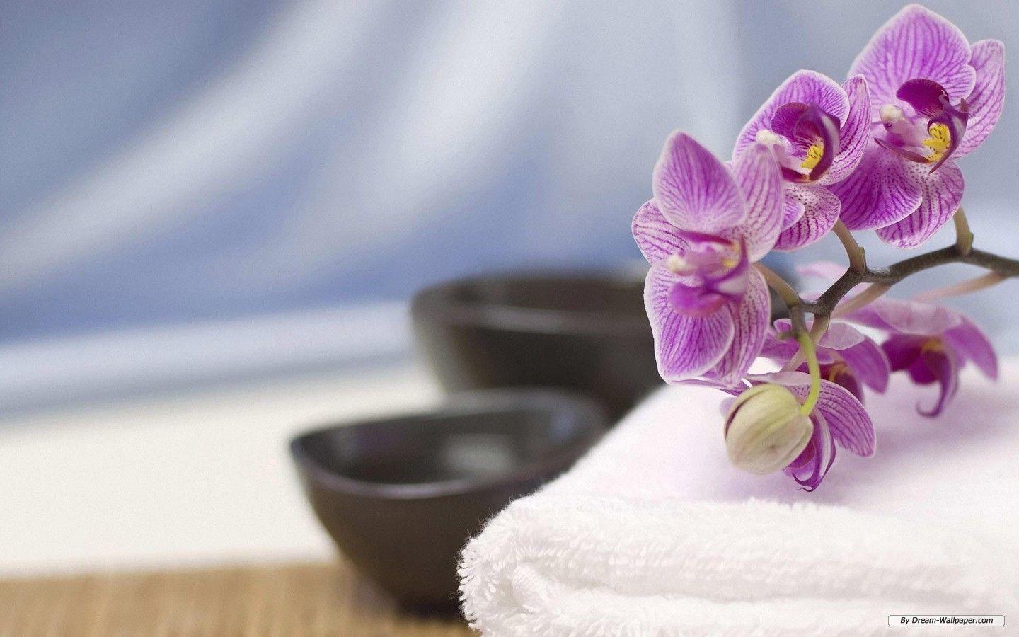 purple spa background