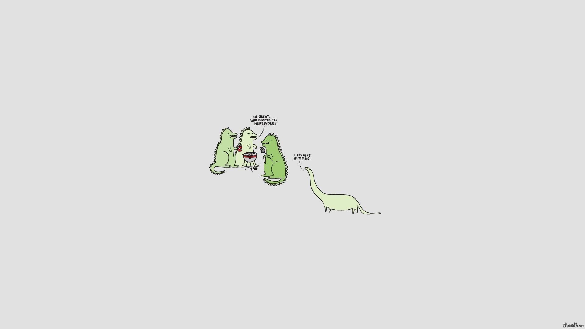 1920x1080 Cute Dinosaurs Wallpaper