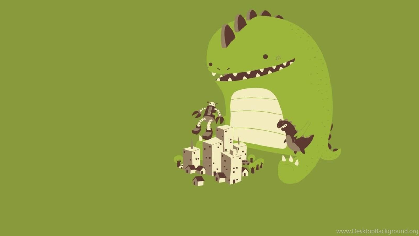 1600x900 Cute Dinosaur Background Desktop Background