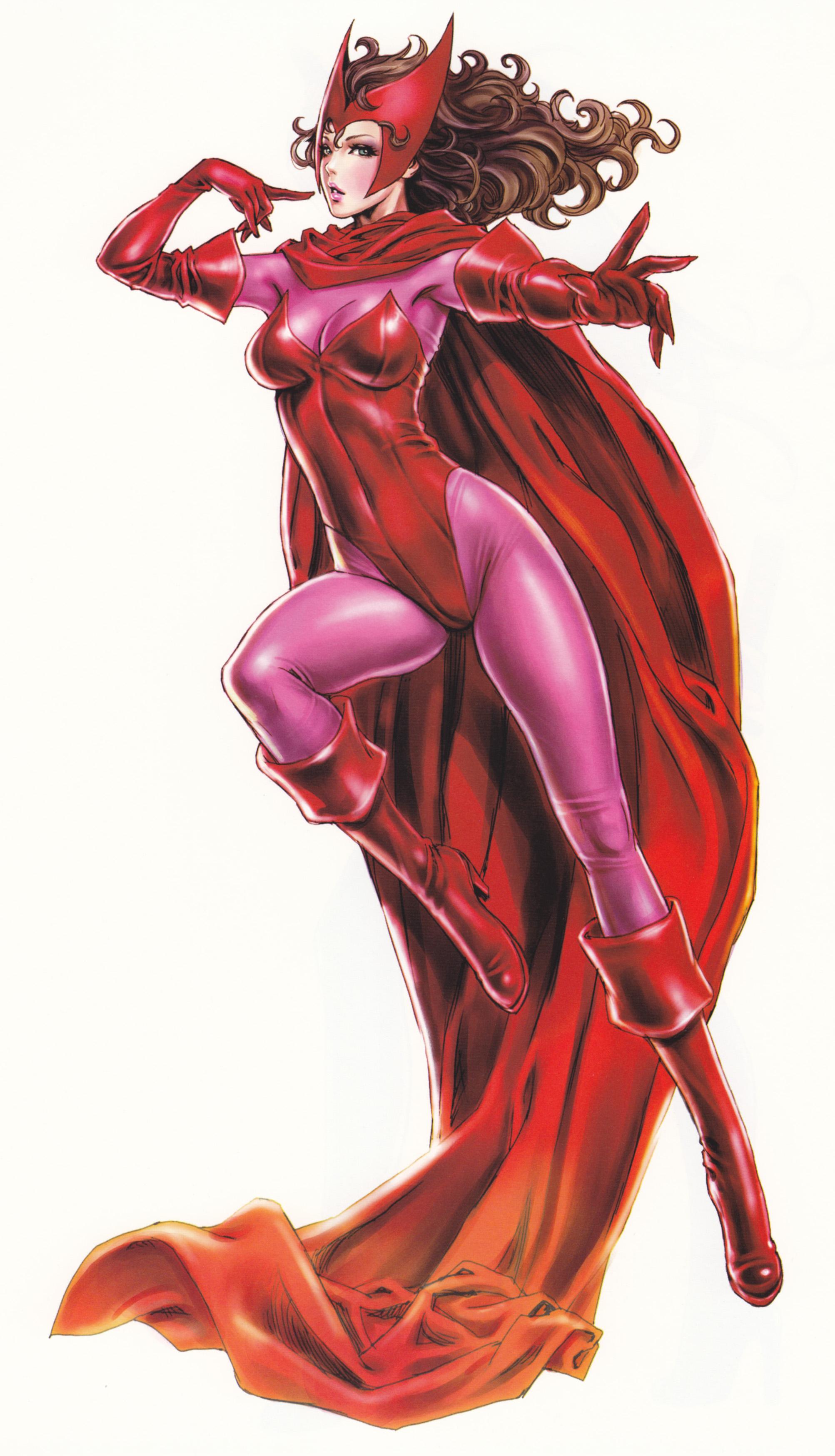 2005x3496 Scarlet Witch Anime Image Board