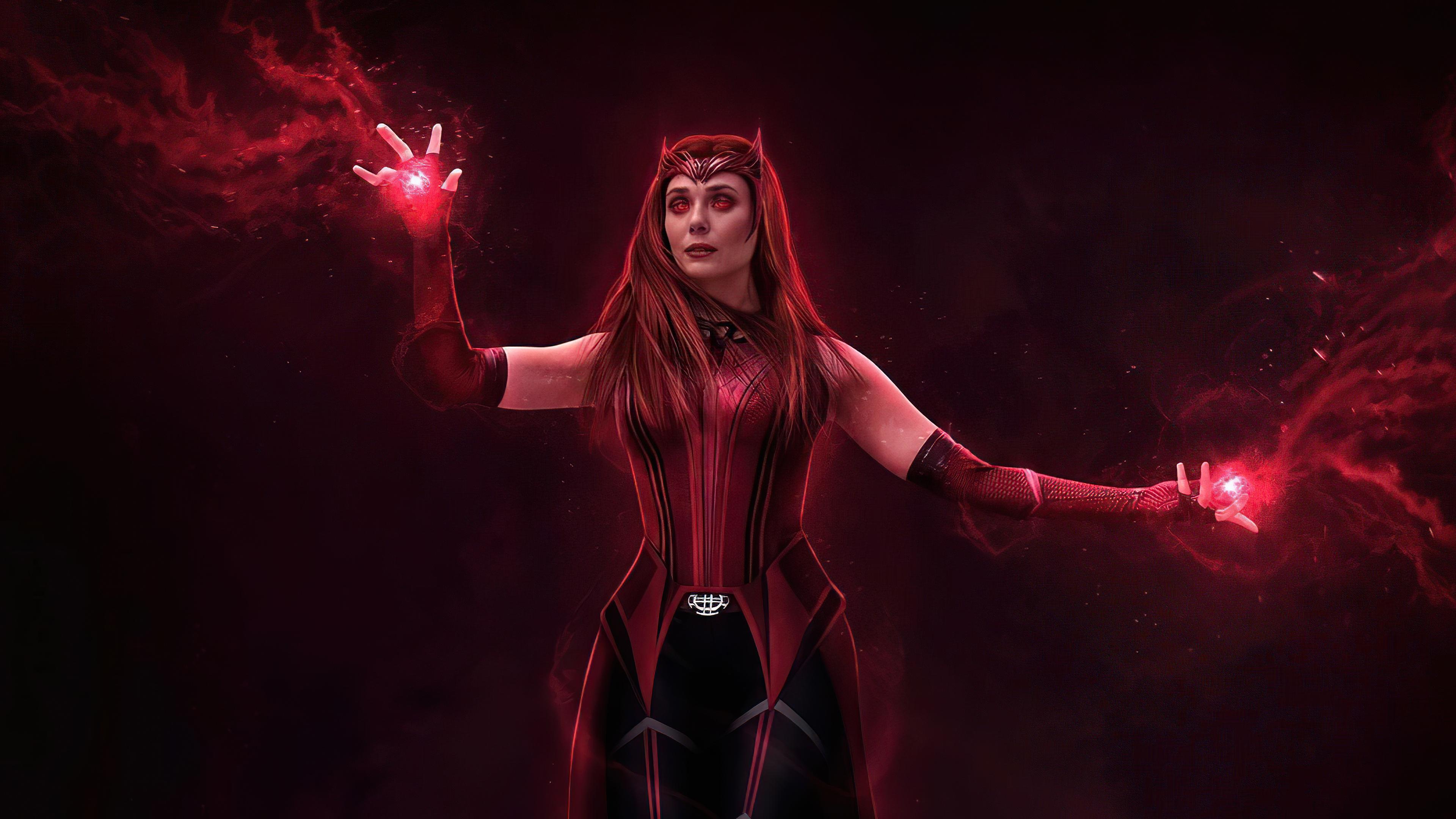 3840x2160 Wallpaper 4k Scarlet Witch Switched Back 4k Wallpaper