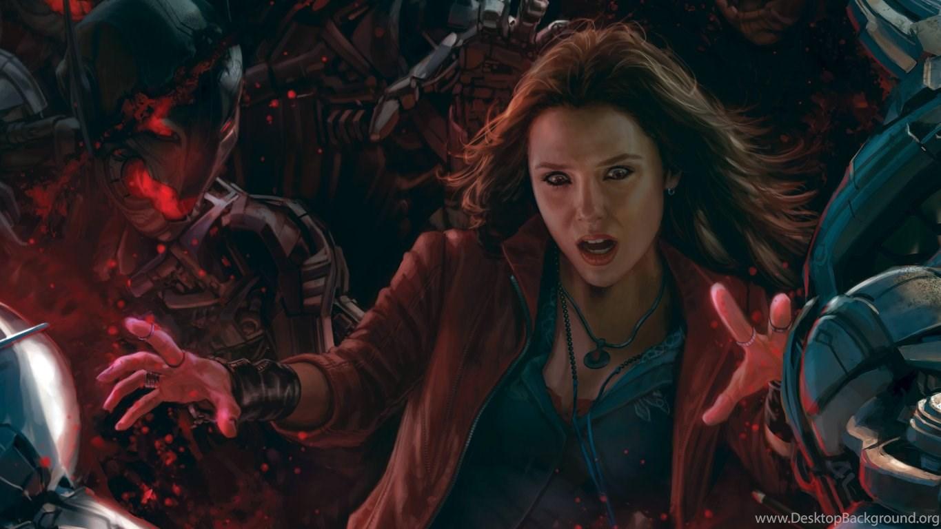 1365x768 Scarlet Witch HD Wallpaper Desktop Background
