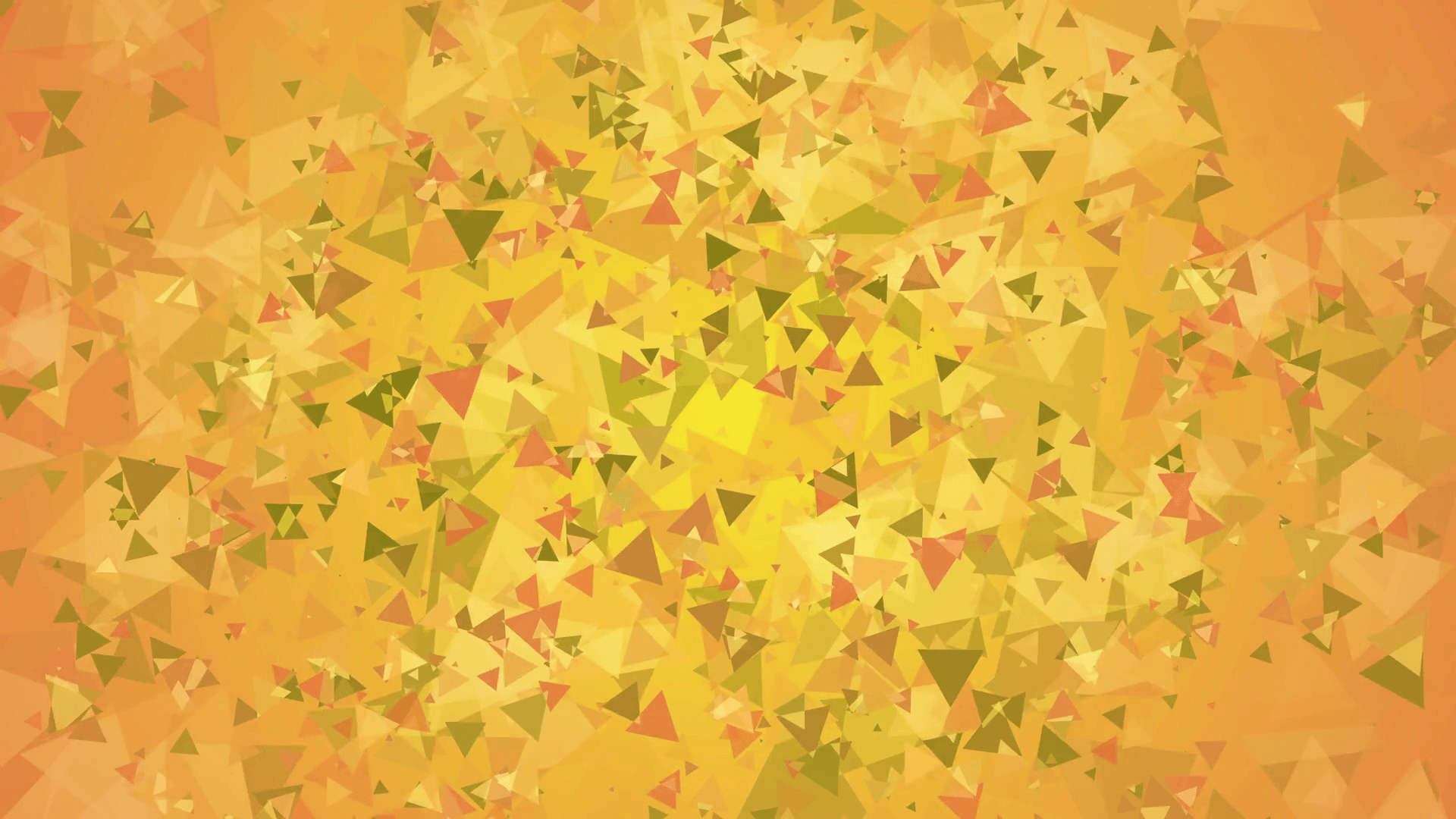 1920x1080 yellow triangles Abstract Background Animation loop for your logo or