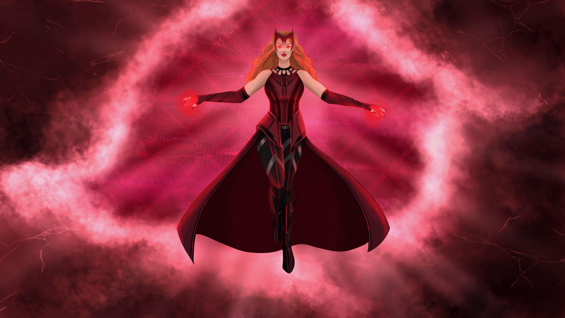 1920x1080 Scarlet Witch Wallpaper, Catherine