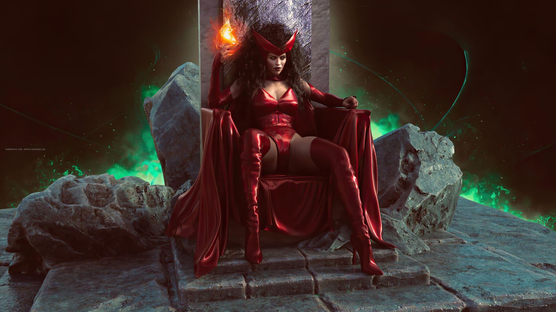 1920x1080 Scarlet Witch Computer Wallpaper Best Wallpaper Download