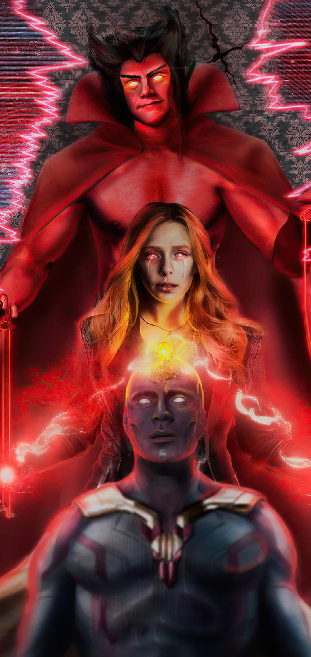 1080x2280 Wanda Scarletwitch Mobile Wallpaper Top Best Wallpaper For Android And Phone