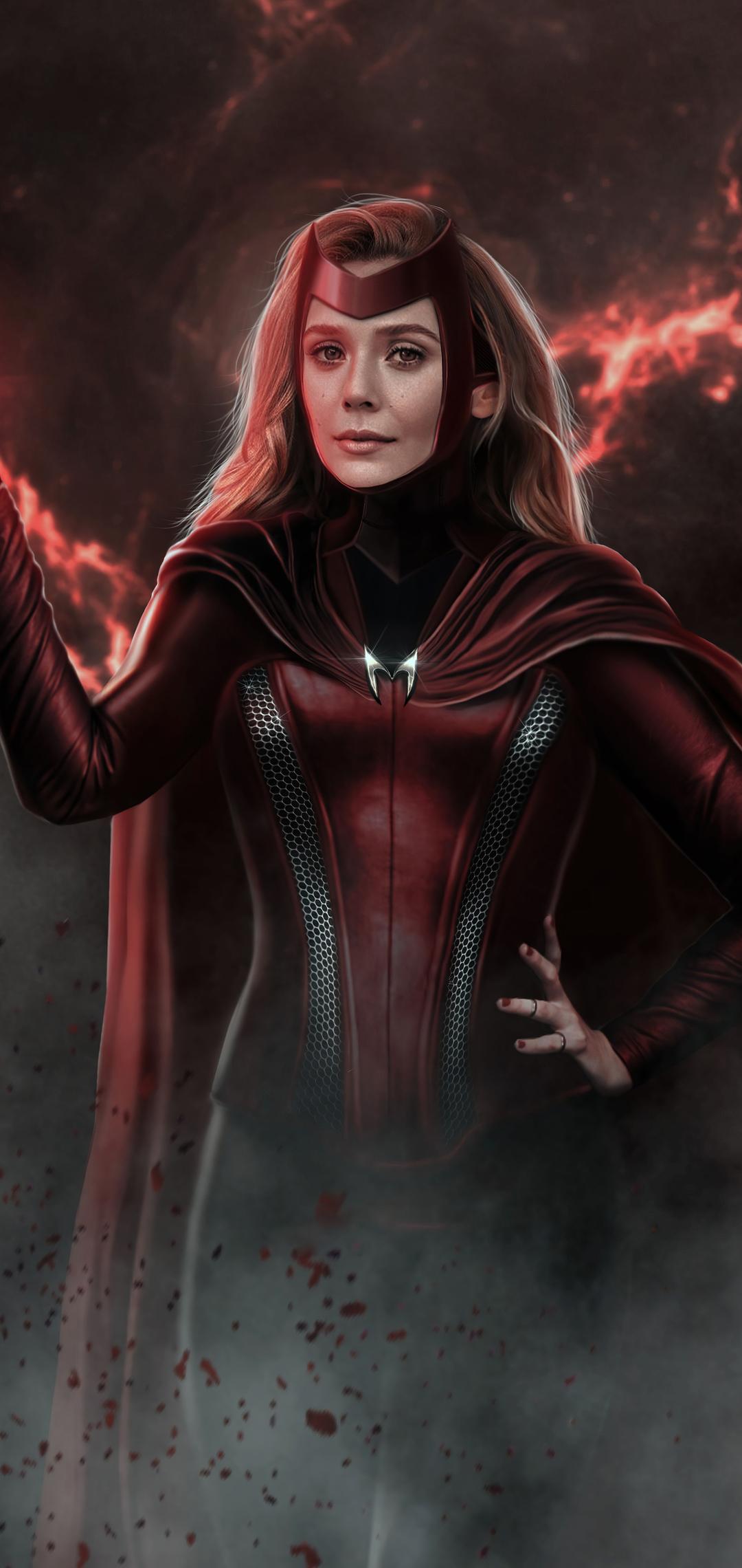 1080x2280 Wanda Vision Scarlet Witch HD Wallpaper