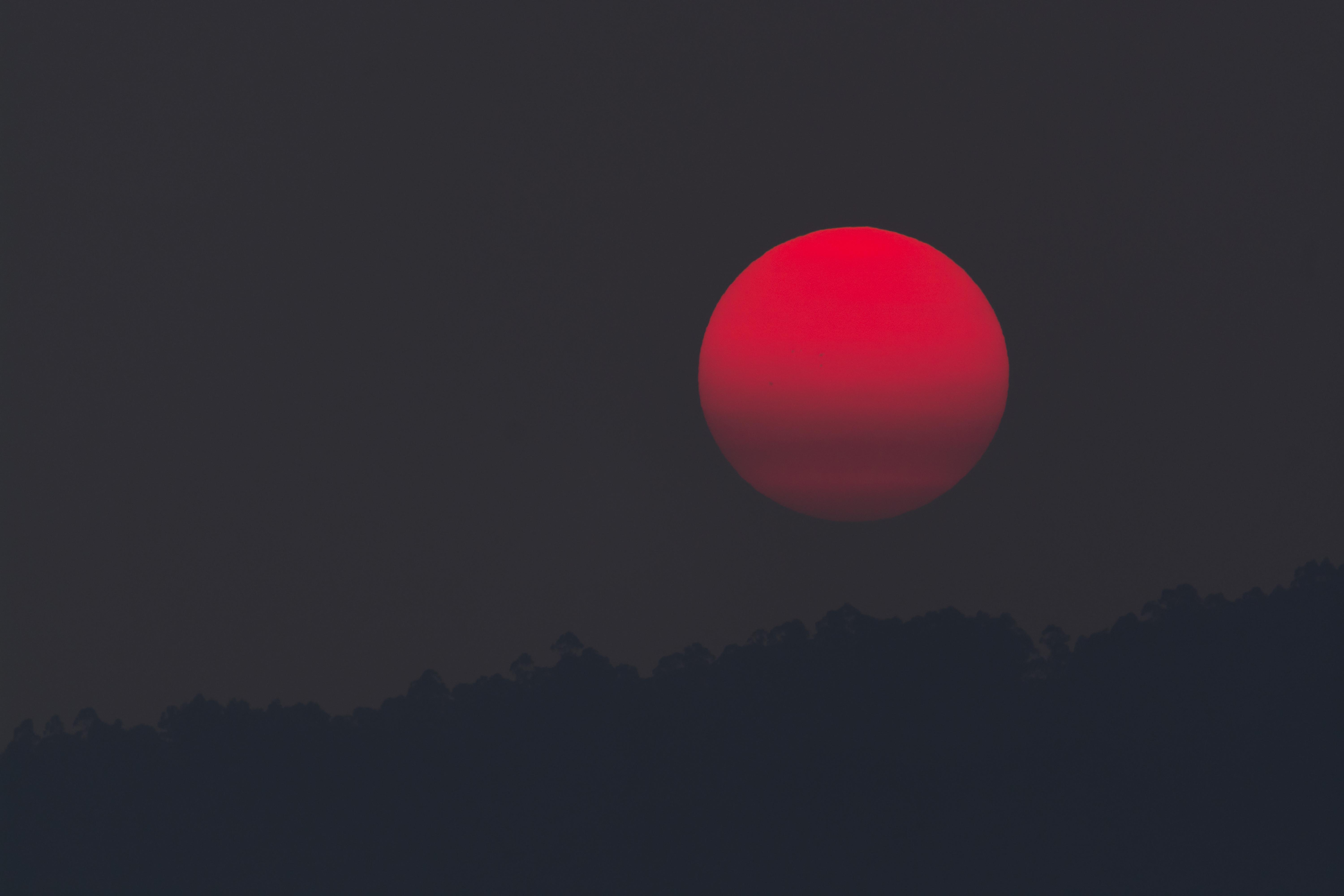 6000x4000 Red Moon during Night Time · Free
