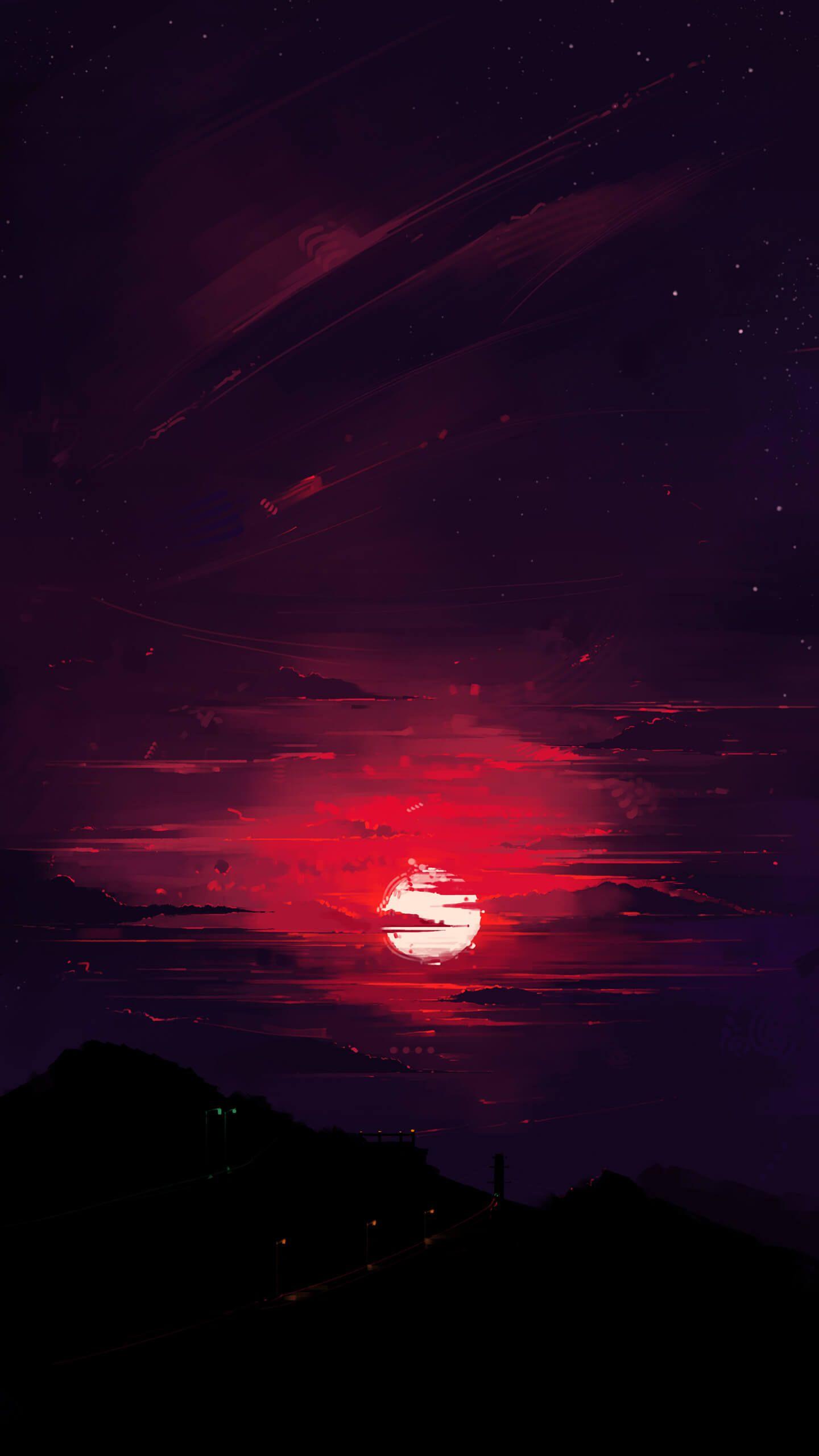 Red Moon Aesthetic Wallpapers Top Free Red Moon Aesthetic Backgrounds