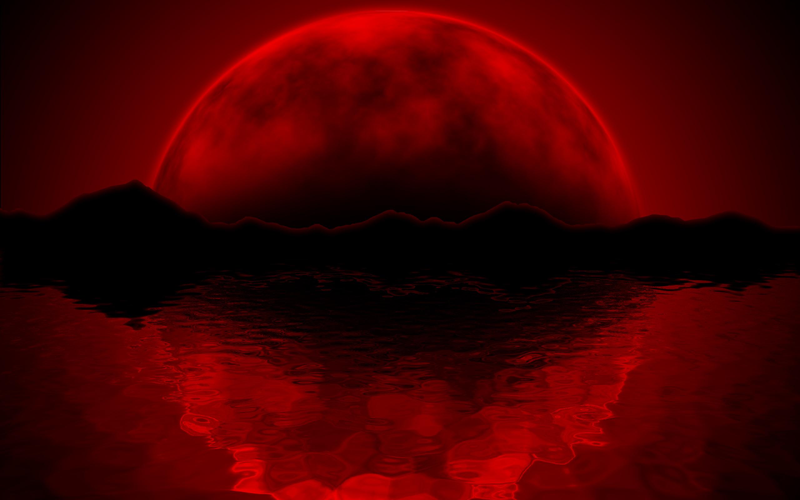 Red Moon Aesthetic Wallpapers Top Free Red Moon Aesthetic Backgrounds