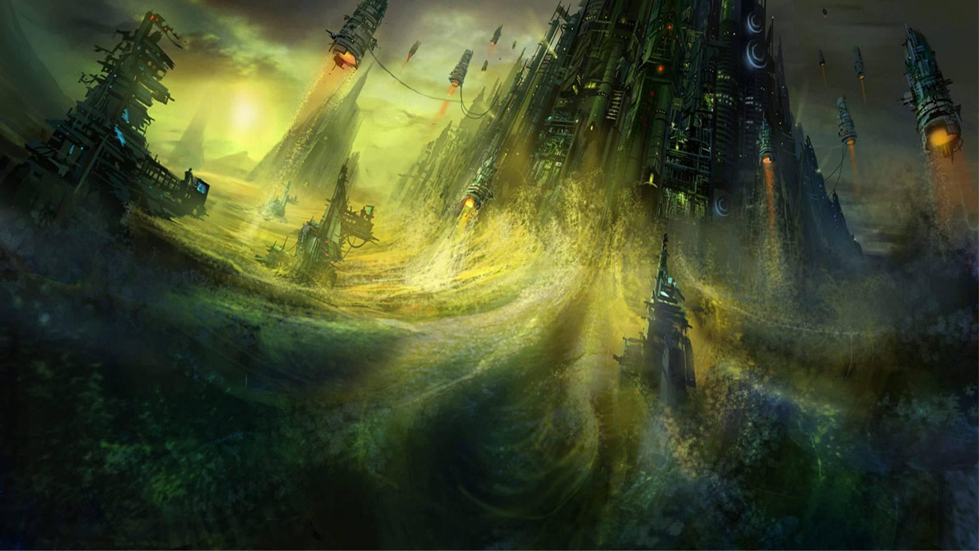 1920x1080 HD Futuristic Desktop Background
