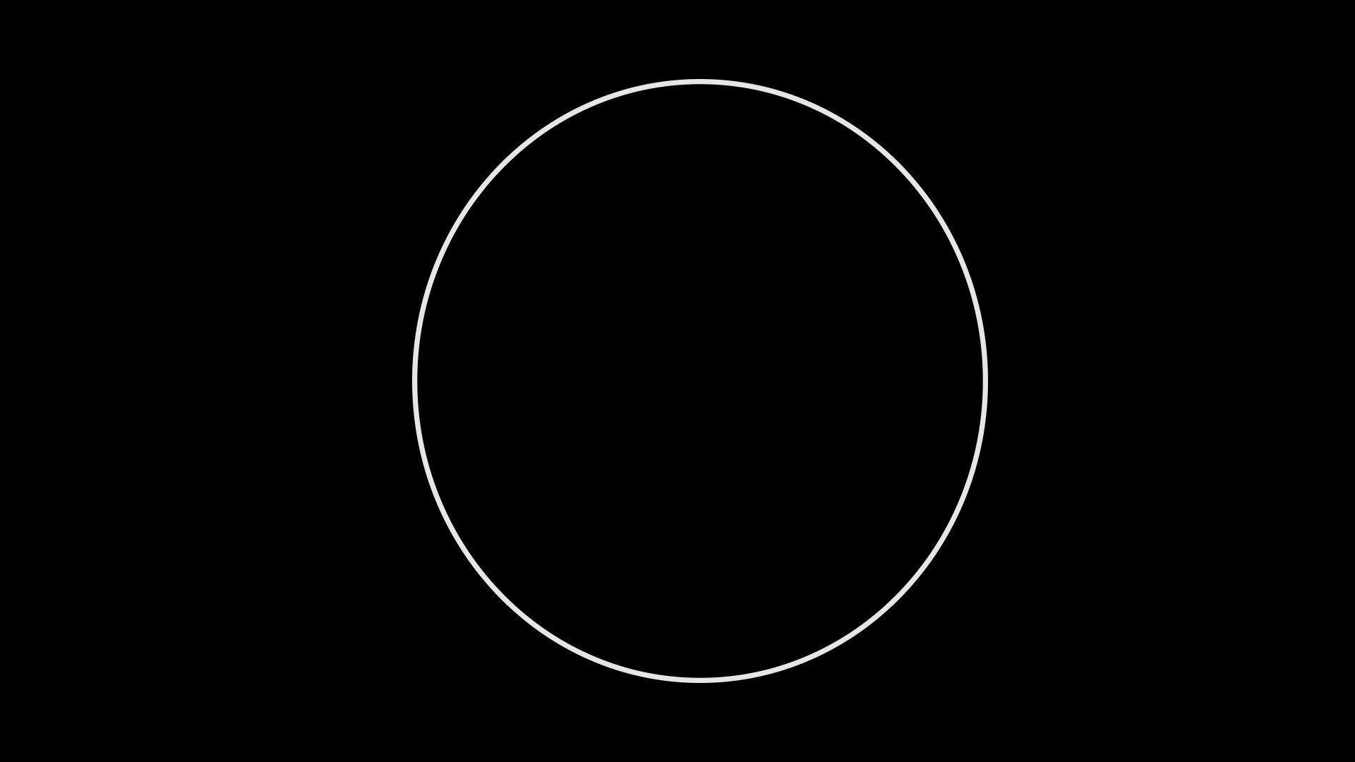 1920x1080 White Circle Wallpaper