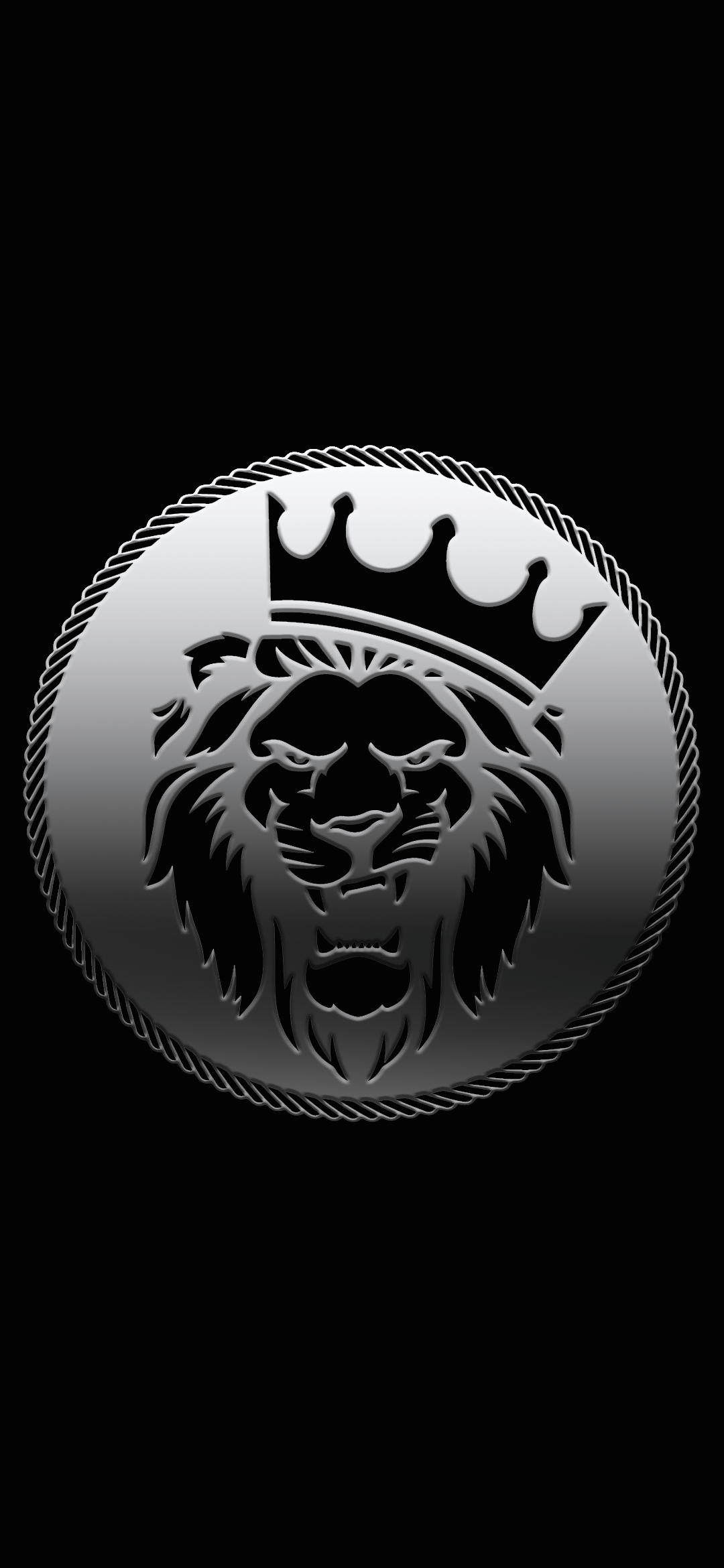 1080x2340 Wallpaper Black and White, Logo, Jaw, Art, Circle, Background Free Image