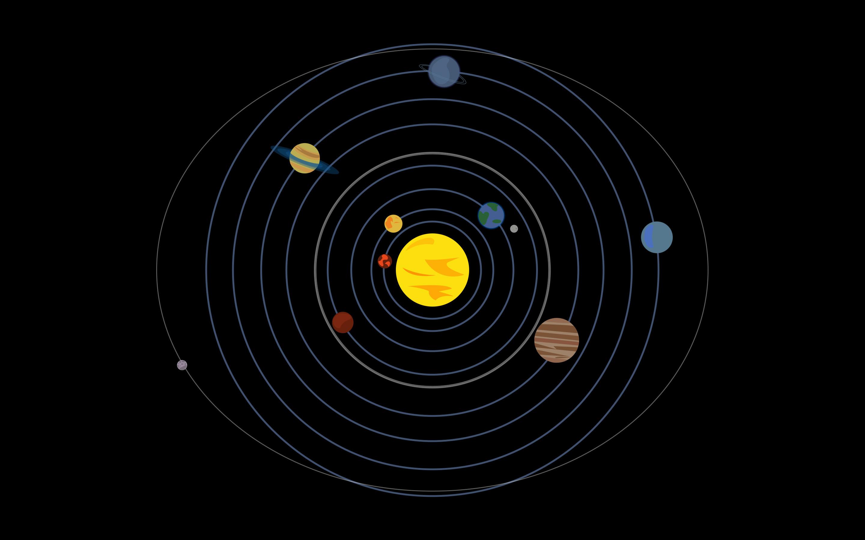 Solar System Minimal Wallpapers - Top Free Solar System Minimal ...