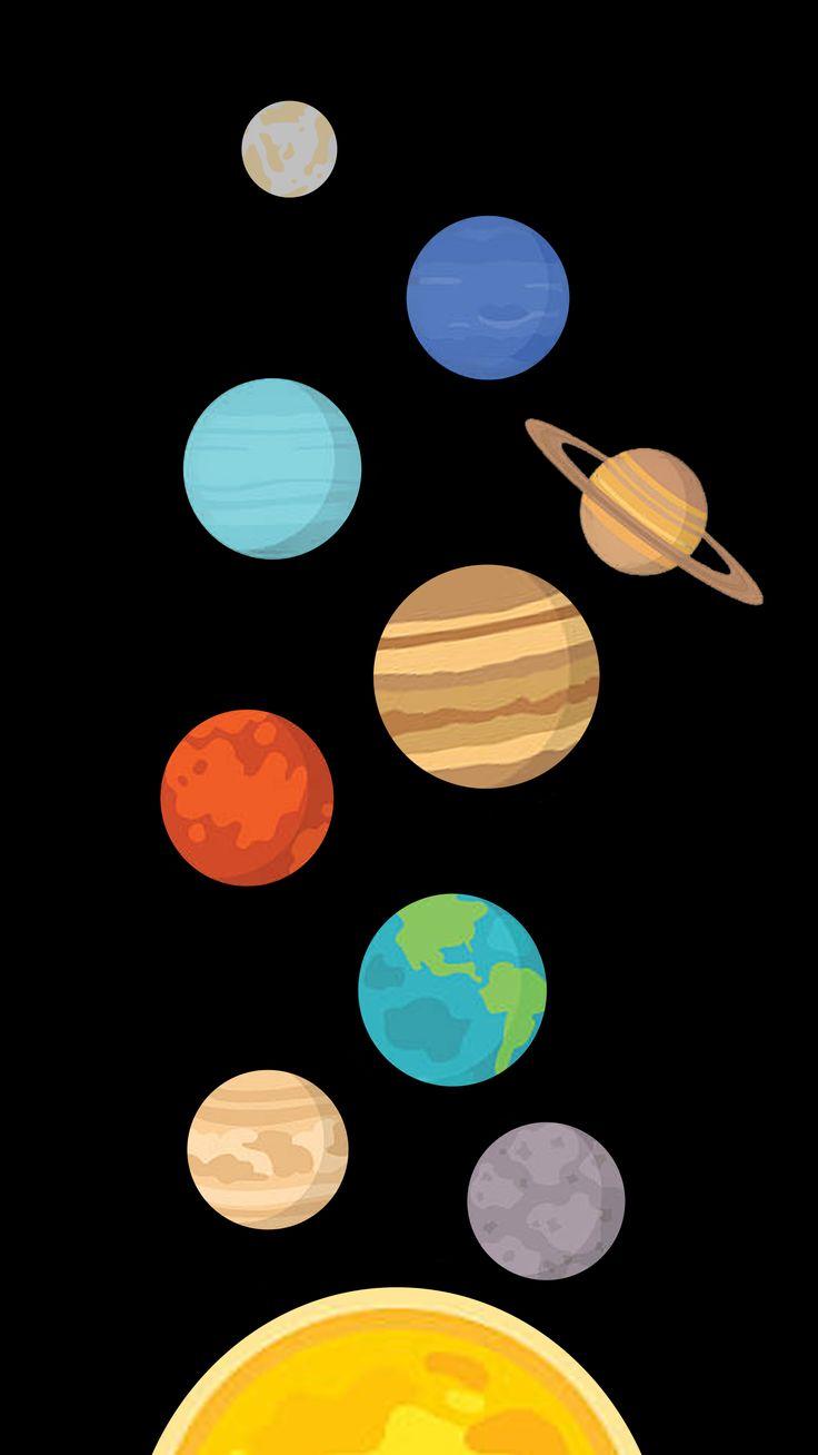 736x1308 The Solar System AMOLED Wallpaper Made By Yuval Zarchi in Photohop. Israel. #astheticwallpaperi. Solar system wallpaper, Wallpaper space, Solar system art