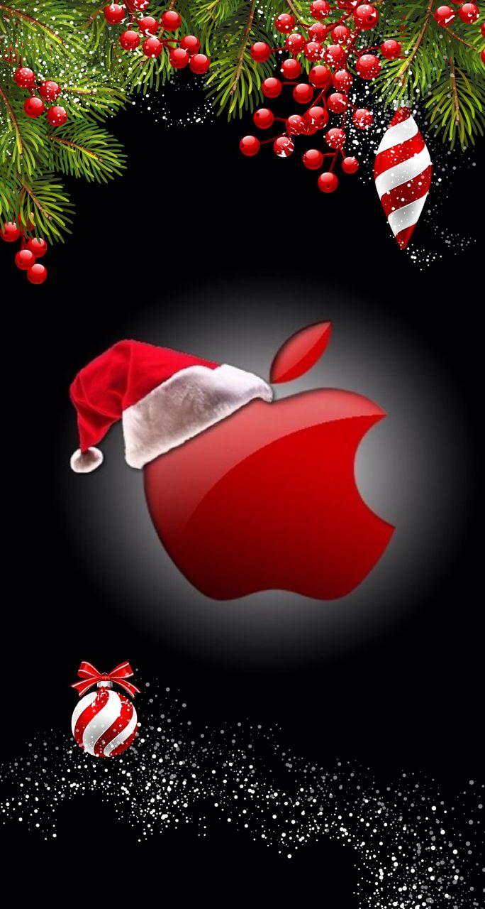 Christmas Apple Wallpapers Top Free Christmas Apple Backgrounds WallpaperAccess