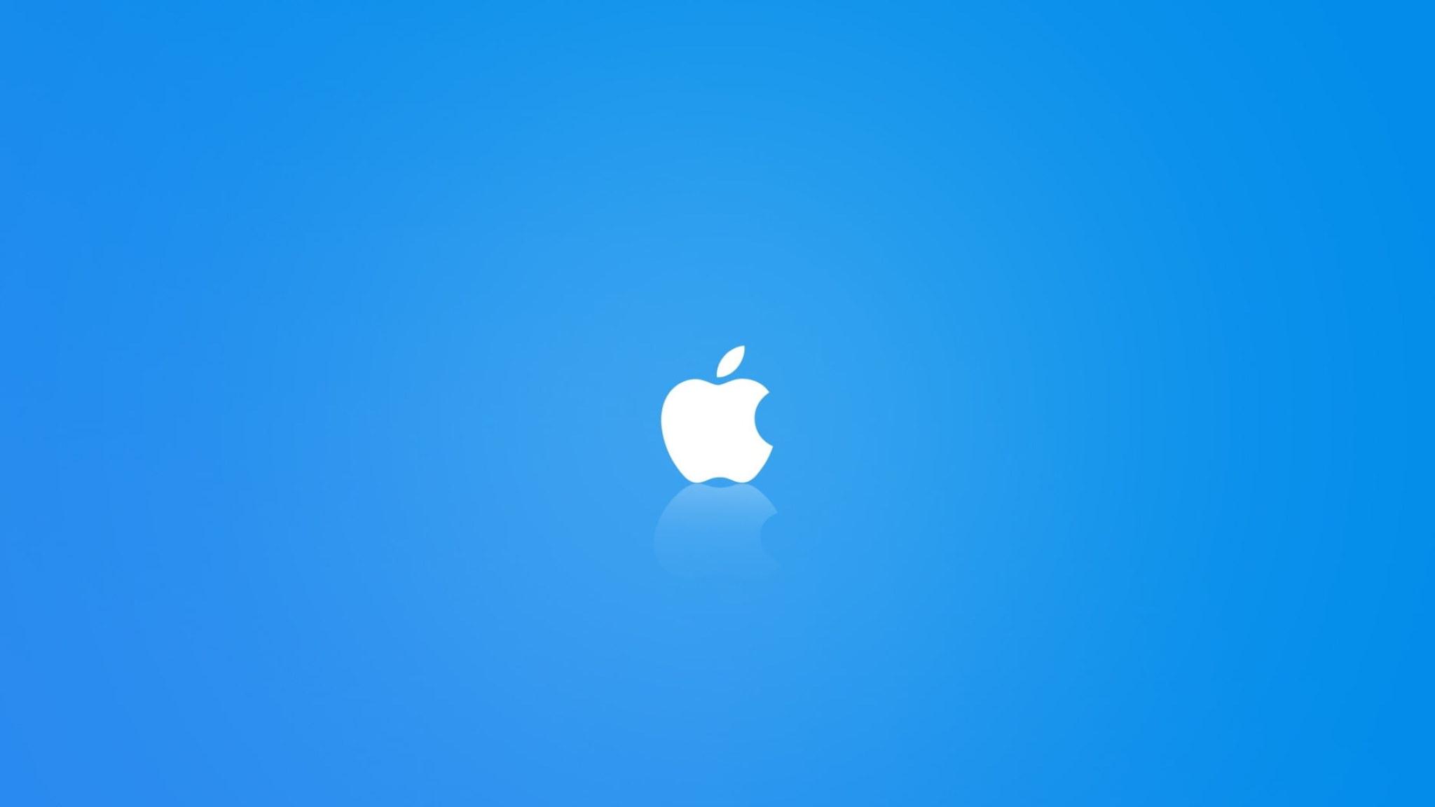 2048x1152 Wallpaper Apple Mac Os X Blue, Apple Logo, Computers, Sky • Wallpaper For You HD Wallpaper For Desktop & Mobile