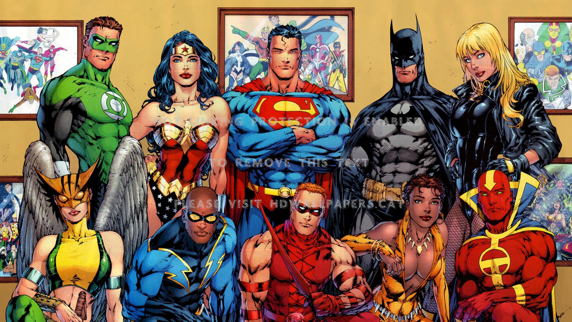1920x1080 justice league of america vol.2 black green