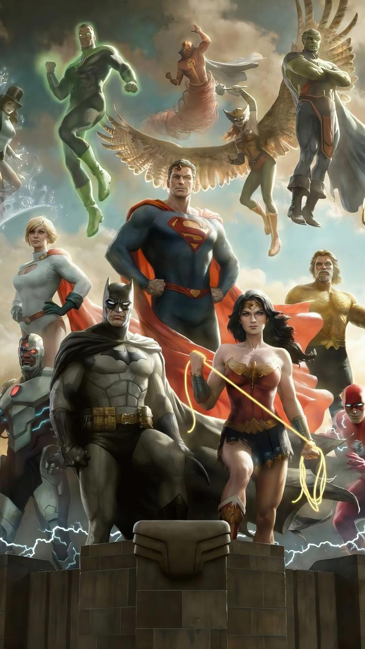 750x1334 Justice League Of America 4k iPhone iPhone 6S, iPhone 7 HD 4k Wallpaper, Image, Background, Photo and Picture