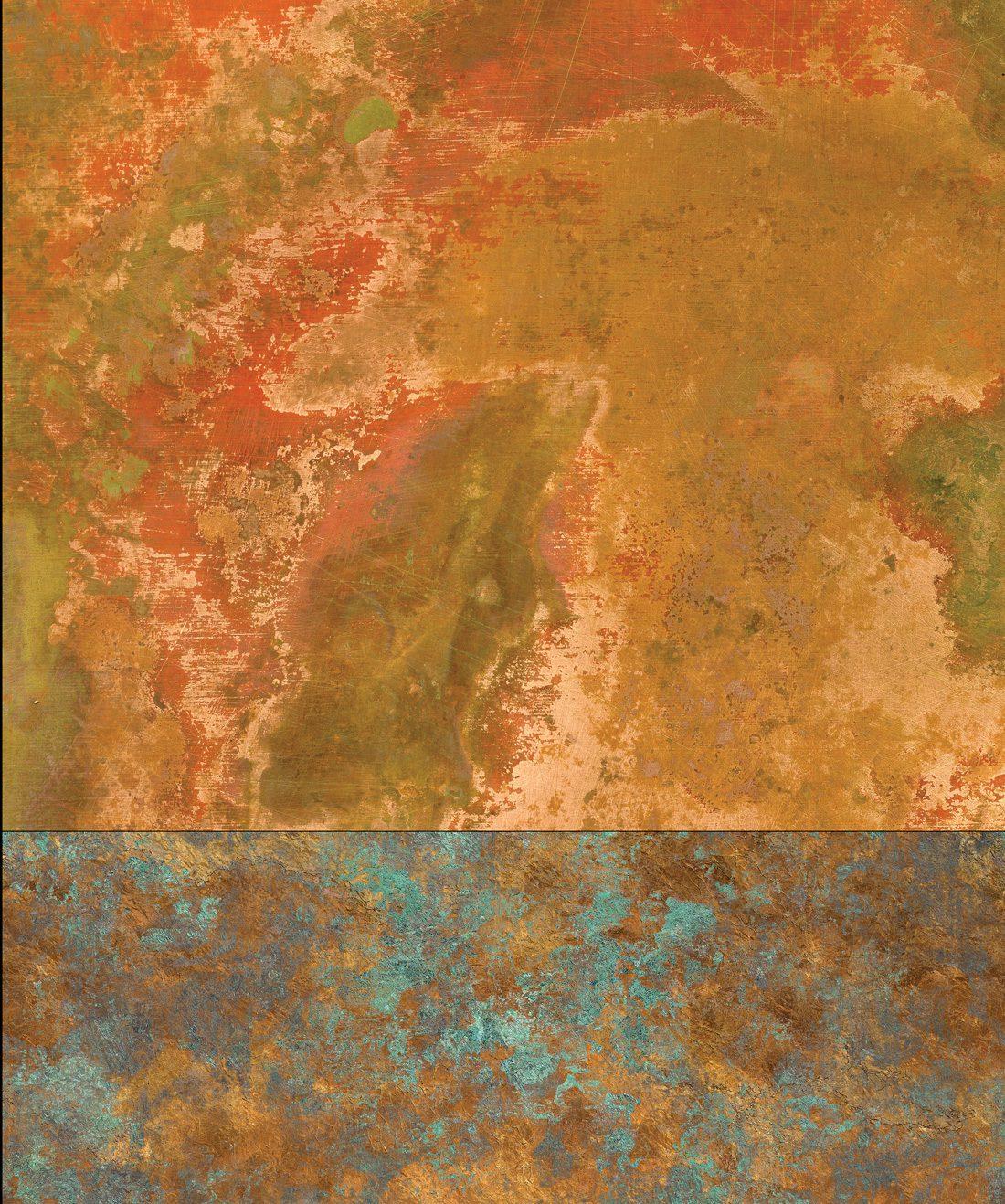 1100x1318 Bronze & Copper Wallpaper • Realistic Metal Design