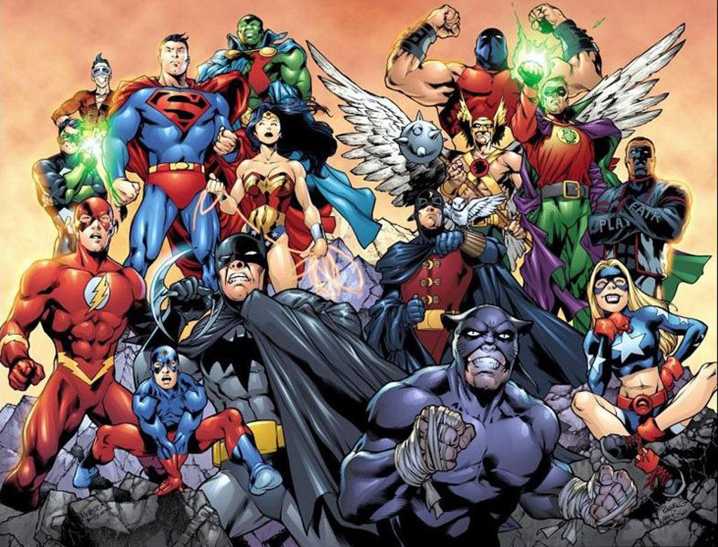 1024x780 desktop wallpaper: justice league wallpaper