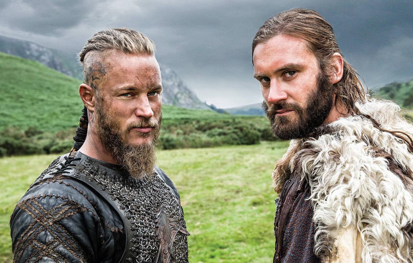 1332x850 Wallpaper the series, warriors, drama, Vikings, historical, The Vikings, Travis Fimmel, Clive Standen, Ragnar Lothbrok, Rollo image for desktop, section фильмы