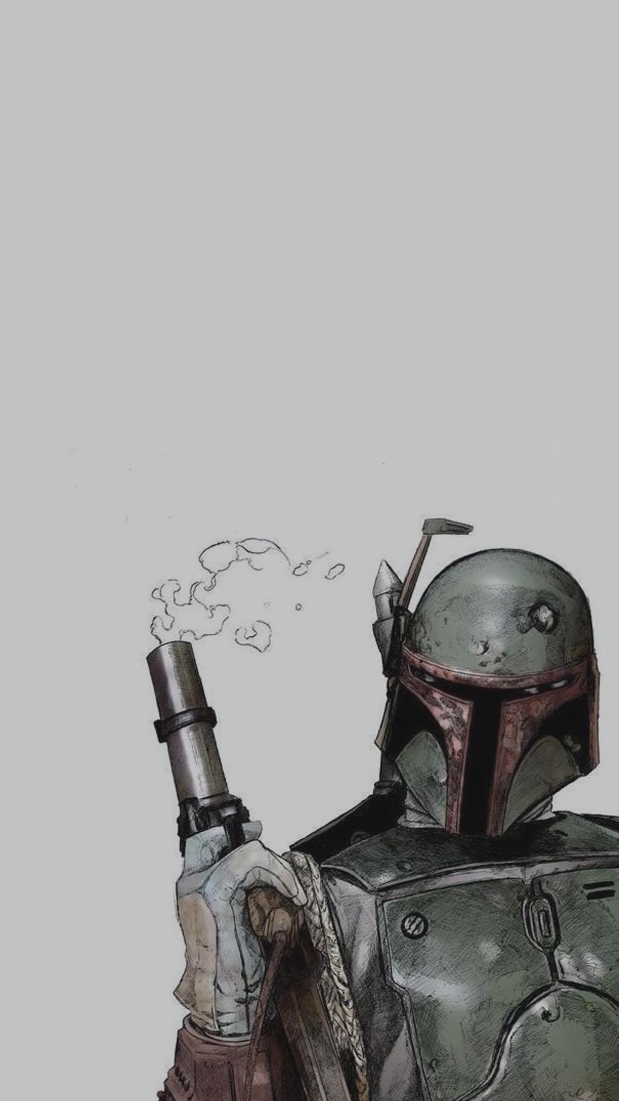 1242x2208 Jango Fett iPhone Wallpaper