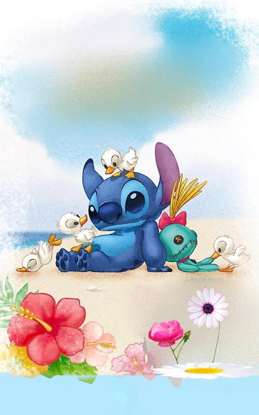 900x1440 Lilo and Stitch Wallpaper