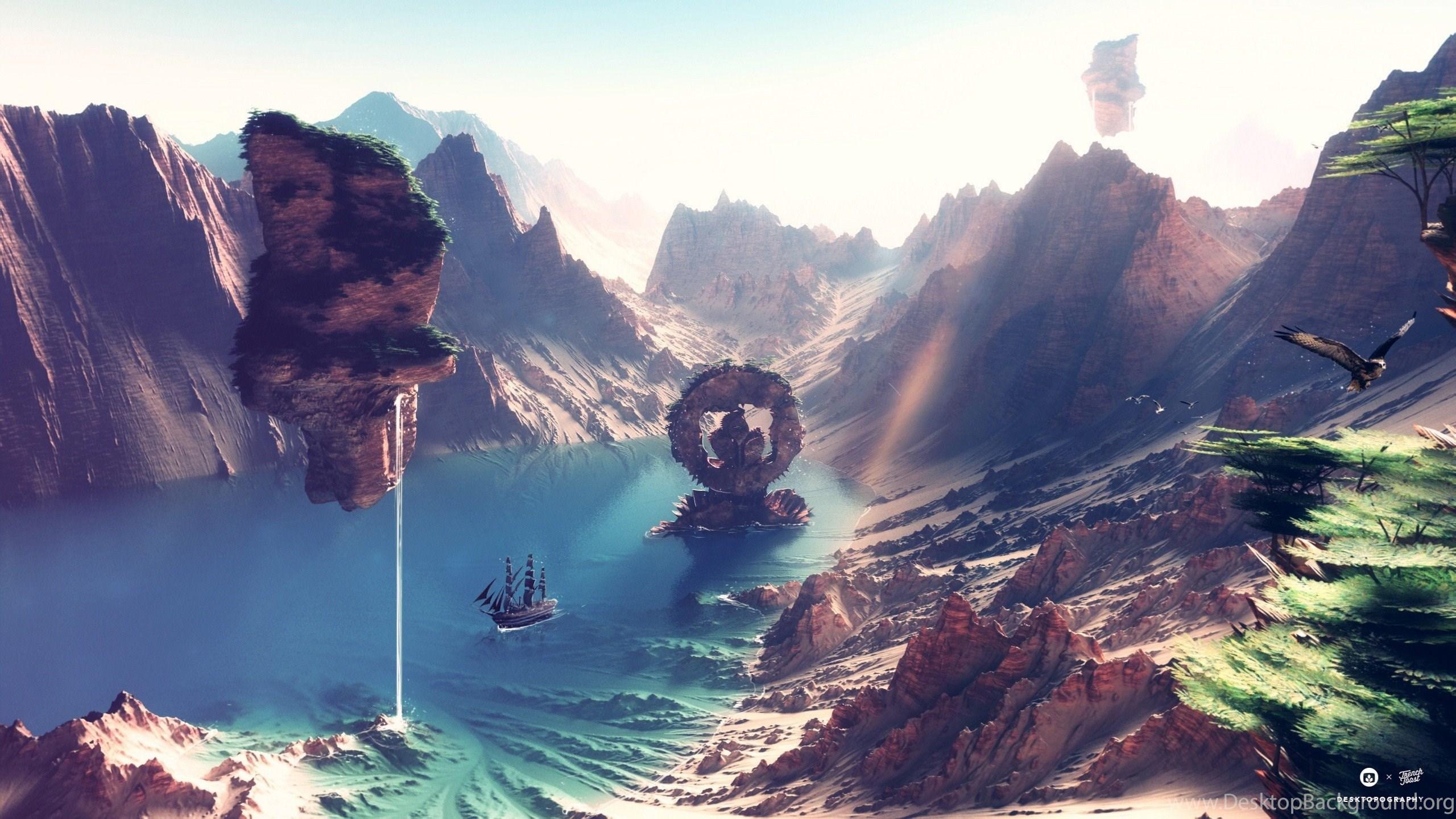 2560x1440 Endless Summer Wallpaper, OS: Endless Summer, Lake, Mountains. Desktop Background