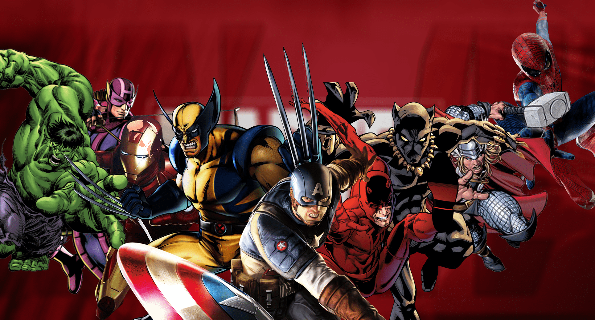 1930x1041 Marvel Superhero Wallpaper