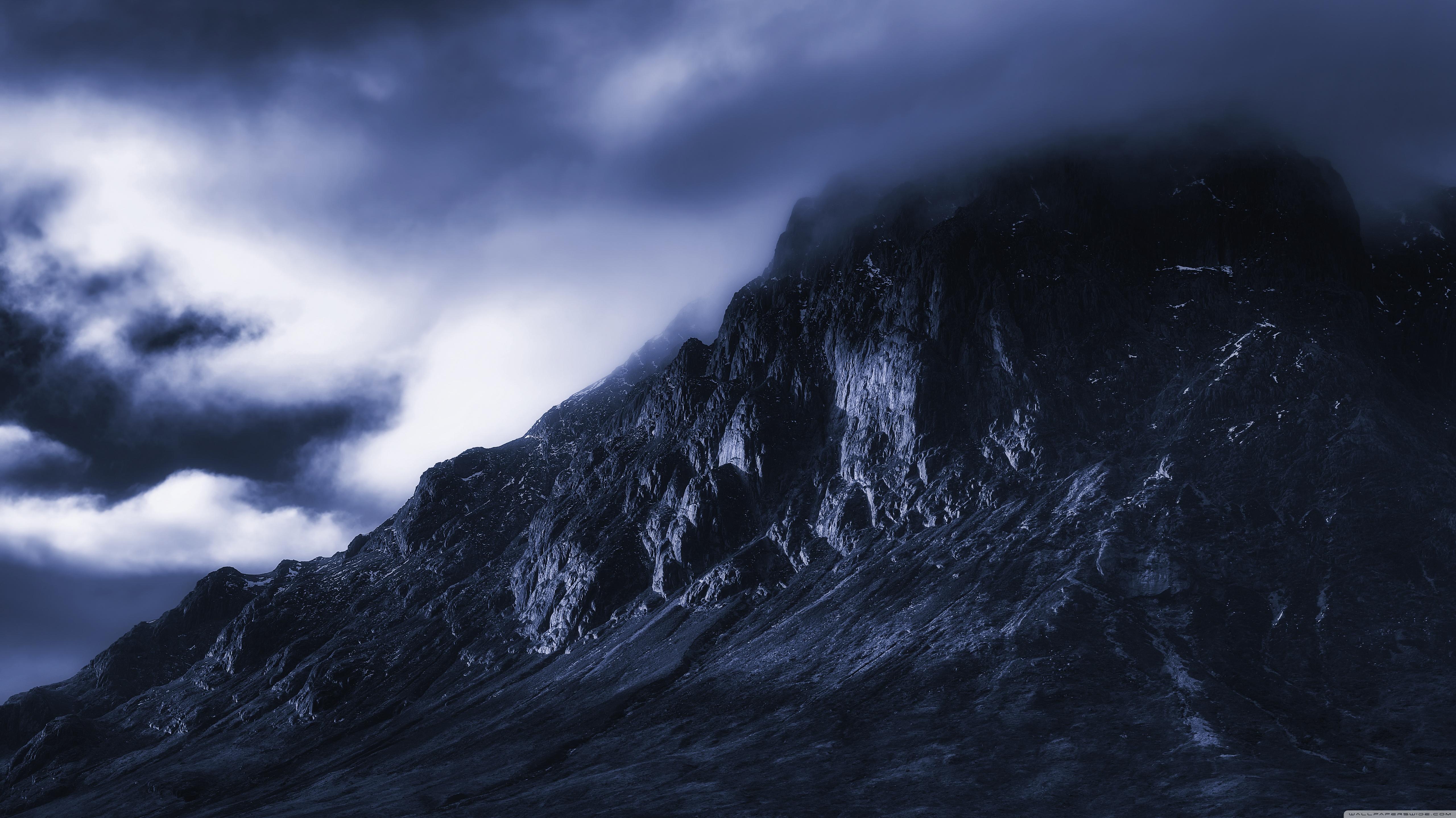 5120x2880 the Dark Mountain Wallpaper(5120x3840): wallpaper