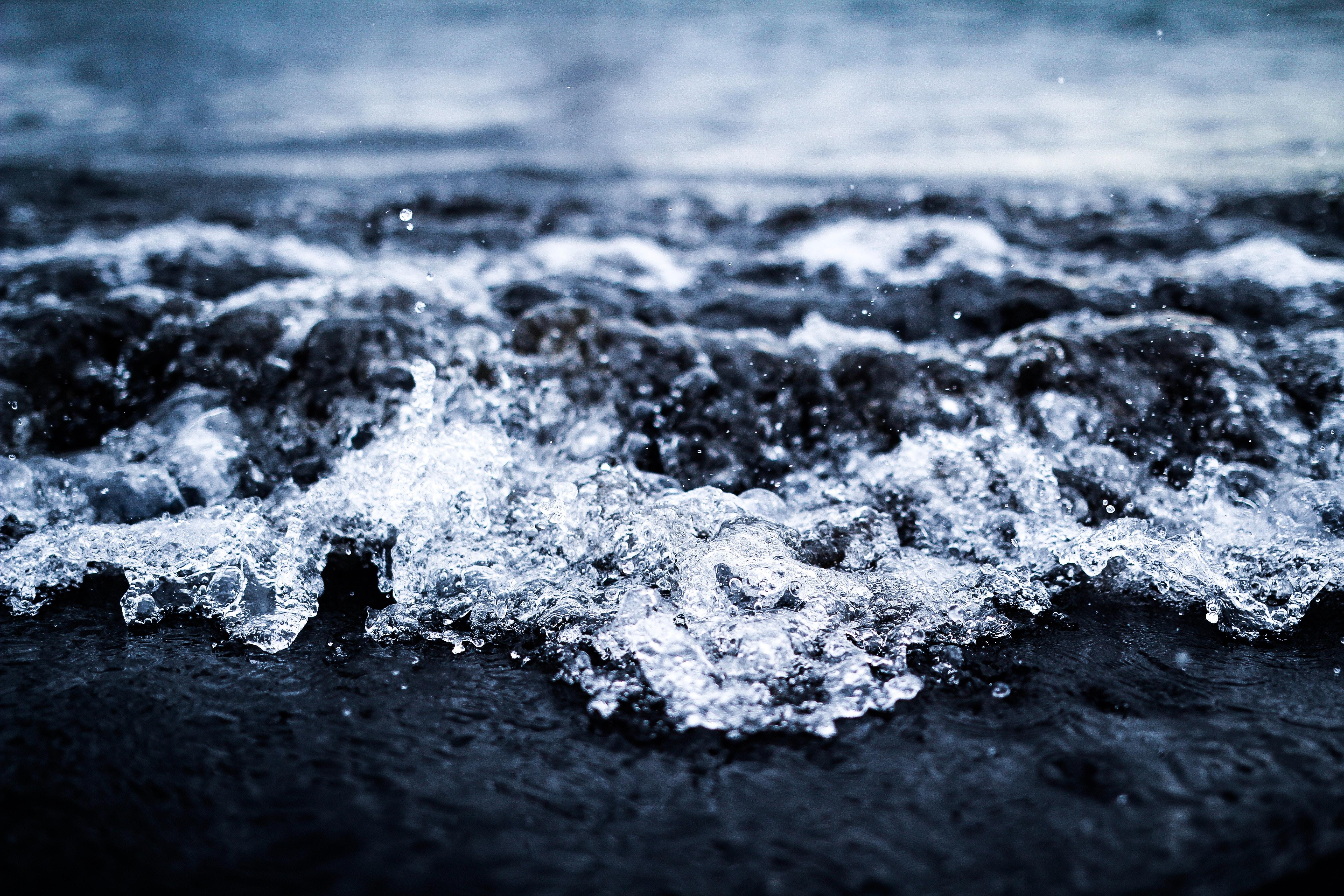 5184x3456 Ice, Greenland, Hollow, Cold, Dark blue wallpaper