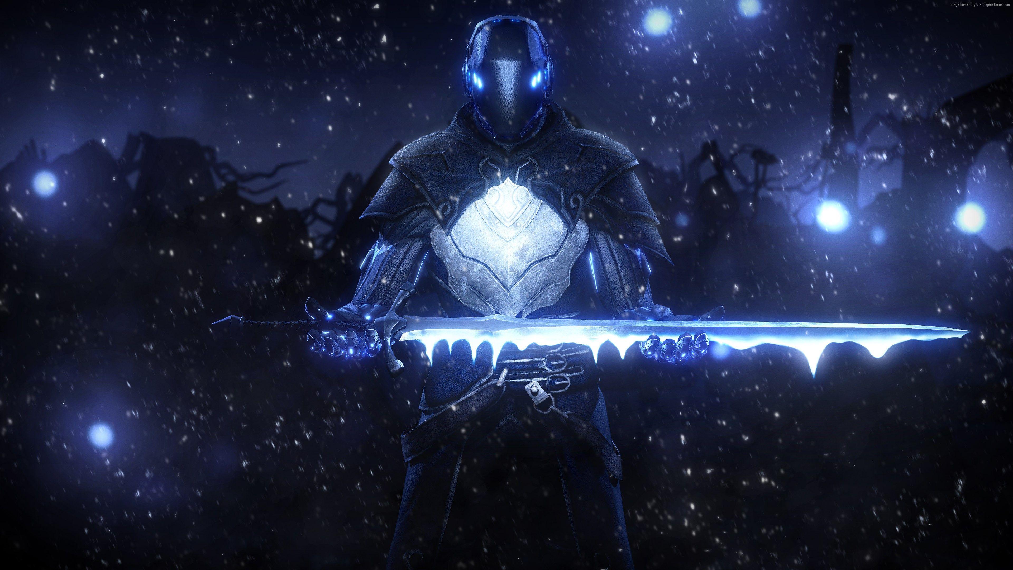3840x2160 Ice Gaming Wallpaper