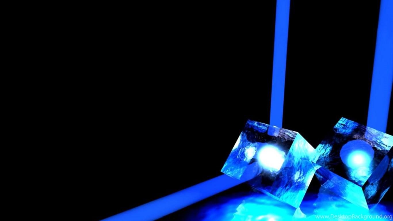 1366x768 Dark Ice Wallpaper Desktop Background