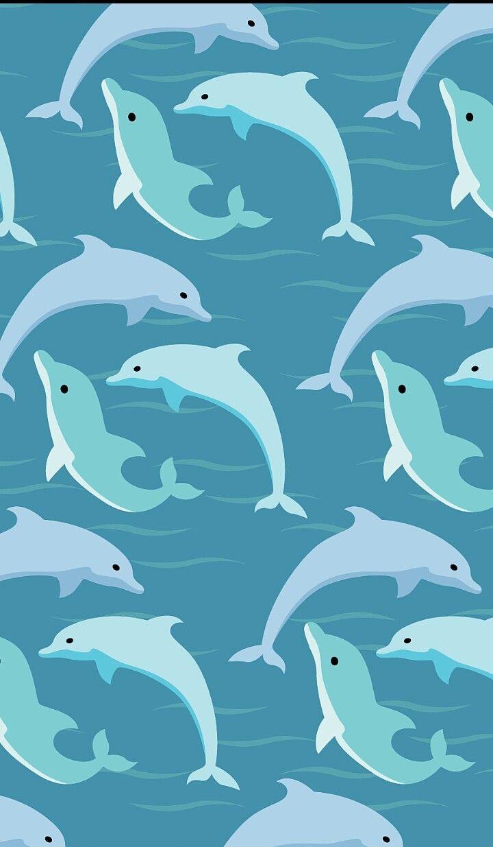 Dolphin Pattern Wallpapers - Top Free Dolphin Pattern Backgrounds -  WallpaperAccess