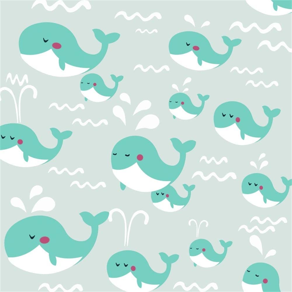 1000x1000 Amazon.com : LFEEY 6x6ft Sweet Swimming Dolphin Backdrop Wallpaper Baby Shower Decoration Little Sailor Seaman Boy Birthday Party Photography Background Cloth Photo Studio Props