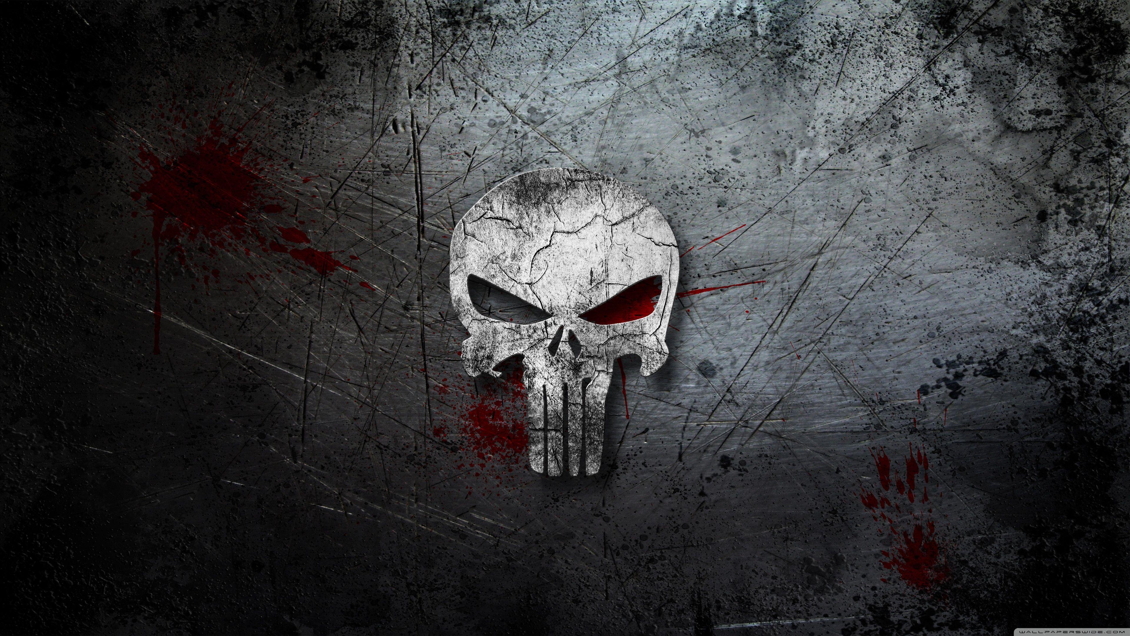 3840x2160 The Punisher Logo ❤ 4K HD Desktop Wallpaper for • Wide & Ultra