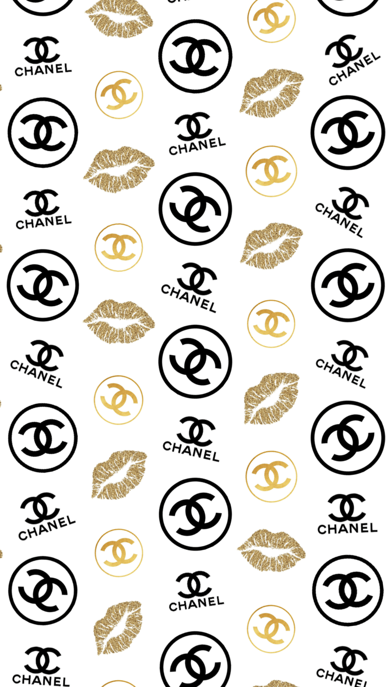 Chanel Gold Logo Wallpapers - Top Free Chanel Gold Logo Backgrounds ...