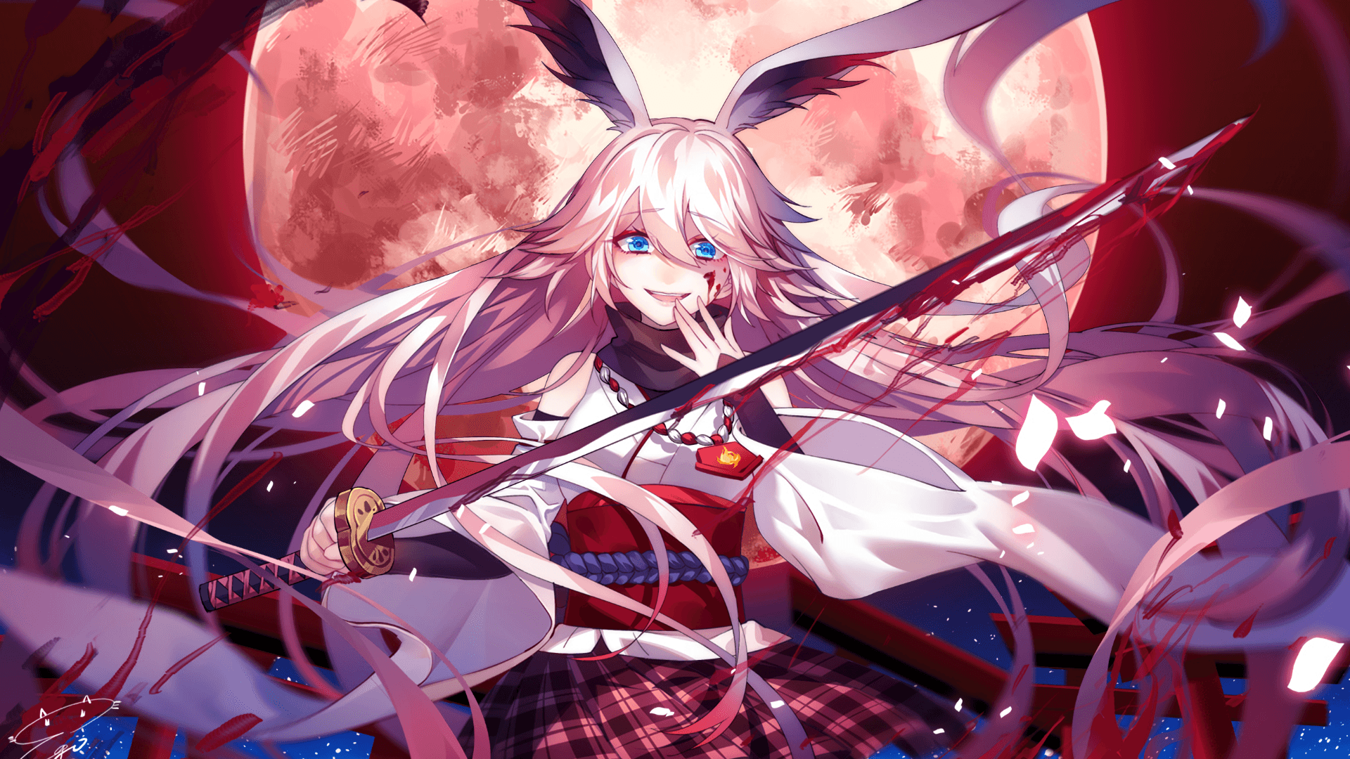 1920x1080 A Yandere Bunny (1920x1080) HD Wallpaper From