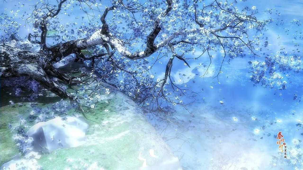 1280x720 Snow Anime Wallpaper