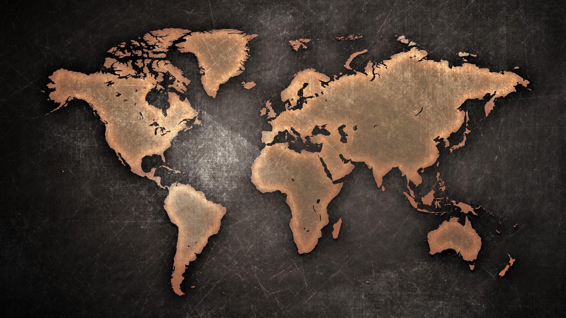1920x1080 #map, #Earth, #old map, wallpaper. Mocah HD Wallpaper