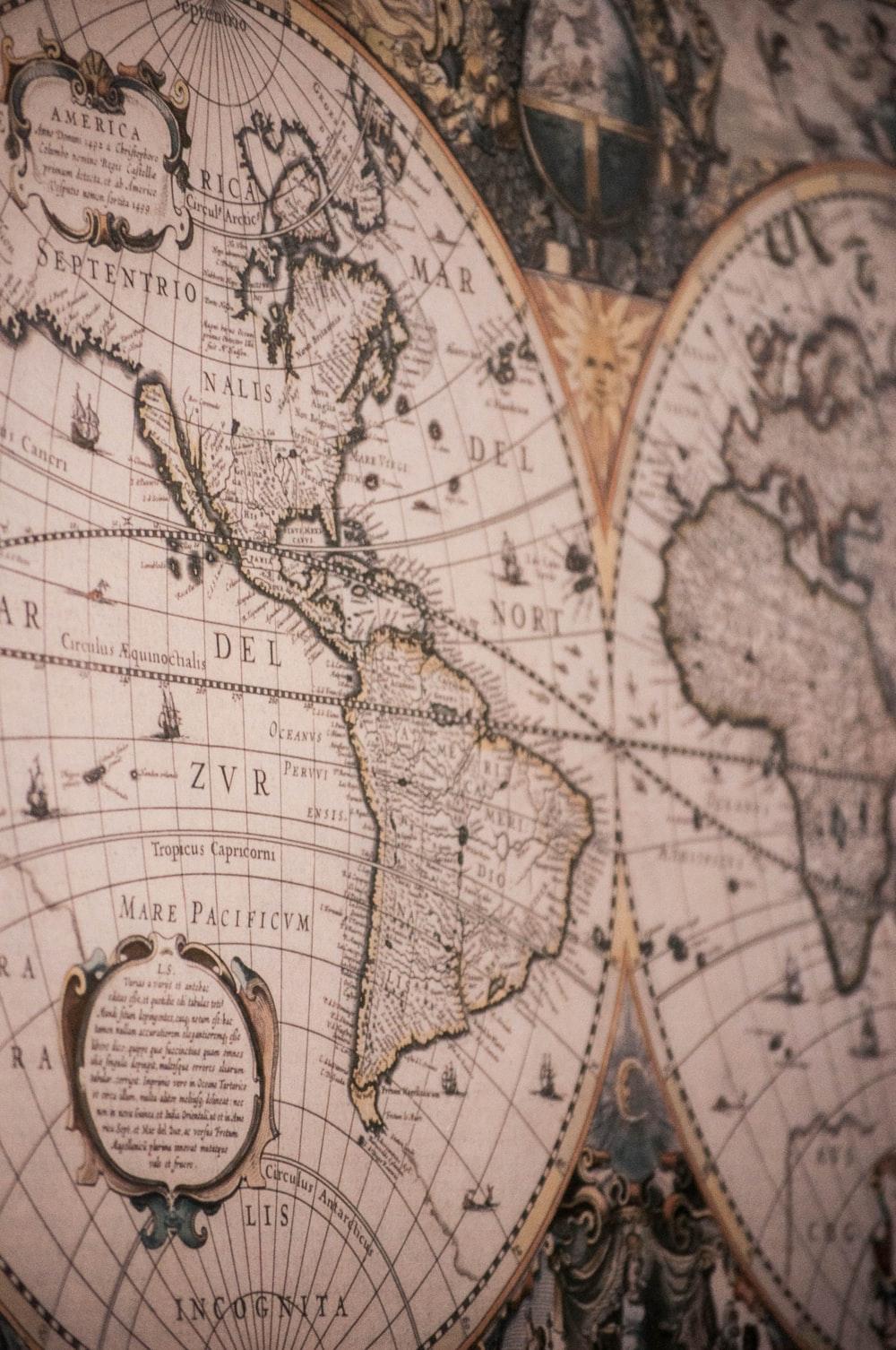 1000x1506 Vintage Map Picture. Download Free Image