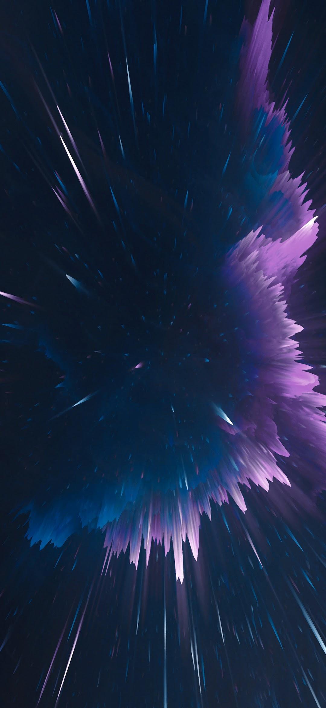 1080x2340 Abstract Space Background 4K Wallpaper