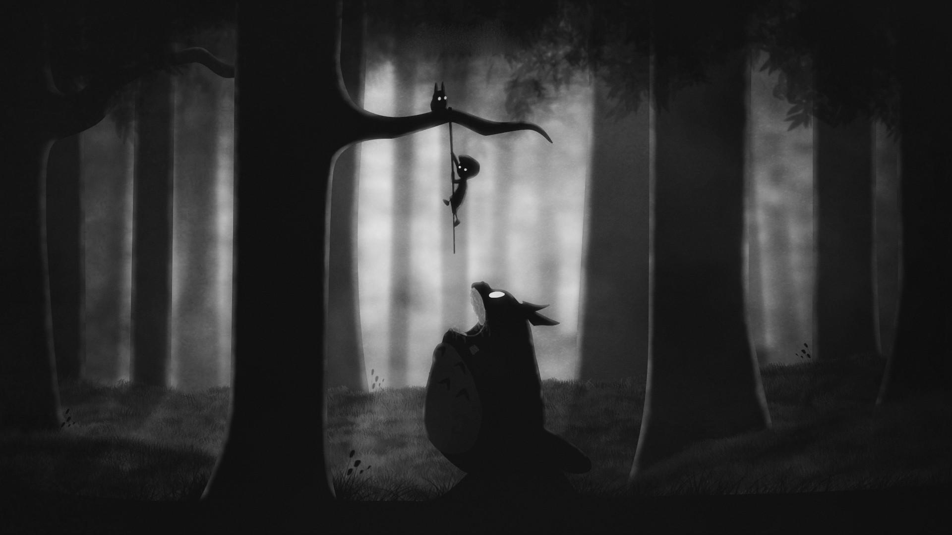 1920x1080 #Totoro, #Limbo, #My Neighbor Totoro, #video games, #anime, wallpaper. Mocah HD Wallpaper