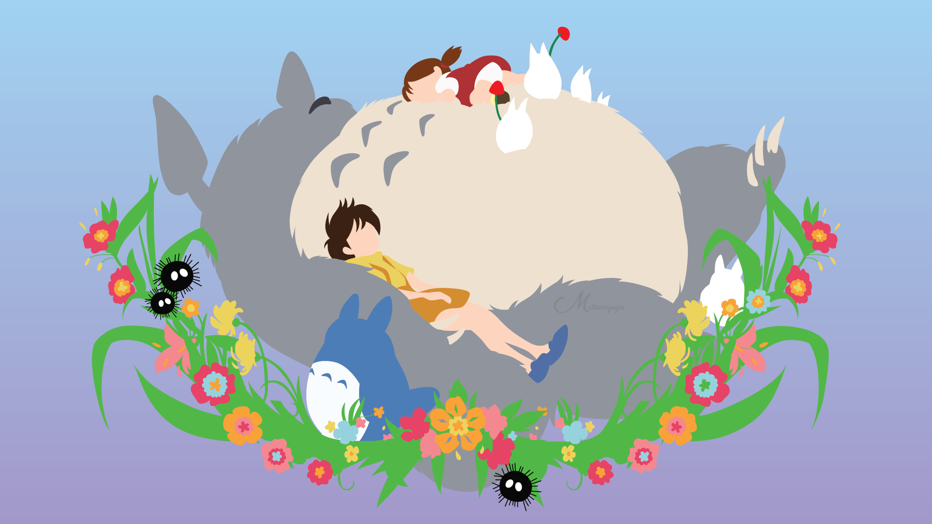1920x1080 1920x1080 Totoro (My Neighbor Totoro) wallpaper PNG. Mocah HD Wallpaper
