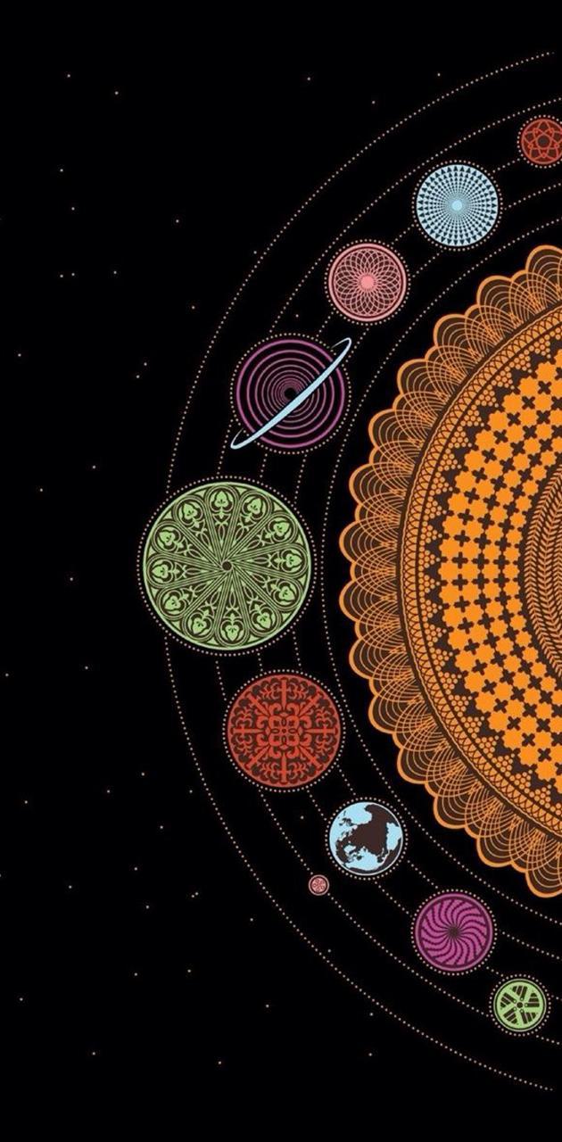 630x1280 Galaxy Mandal wallpaper