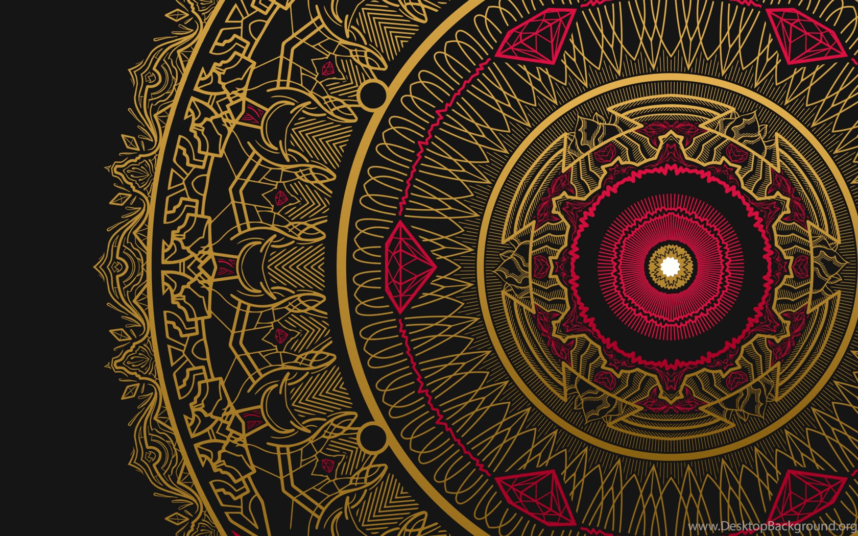 1680x1050 Mandala Wallpaper Desktop Background